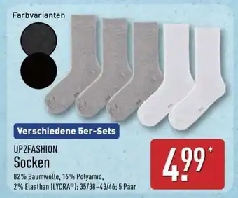 Aldi Nord UP2FASHION Socken Angebot