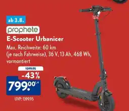 Aldi Nord E-Scooter Urbanicer Angebot