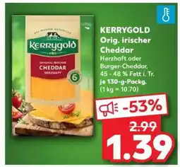 Kaufland KERRYGOLD Orig. irischer Cheddar Angebot