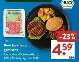 Aldi Süd Bio Hackfleisch gemischt Angebot