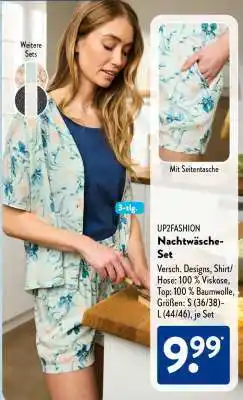 Aldi Süd UP2FASHION Nachtwäsche-Set Angebot