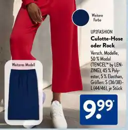 Aldi Süd UP2FASHION Culotte-Hose oder Rock Angebot