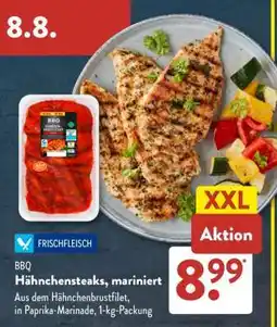 Aldi Süd BBQ Hähnchensteaks, mariniert Angebot