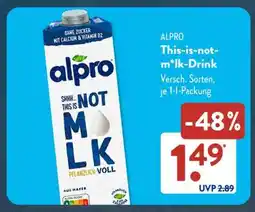 Aldi Süd ALPRO This-is-not-m*lk-Drink Angebot