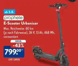 Aldi Süd E-Scooter Urbanicer Angebot