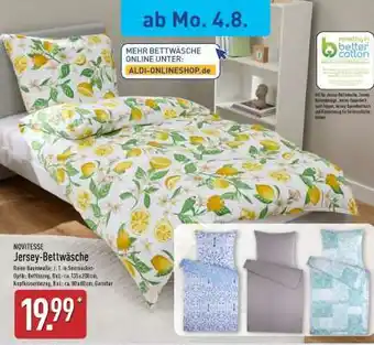 Aldi Nord Jersey-Bettwäsche Angebot