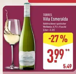 Aldi Nord TORRES Viña Esmeralda Angebot