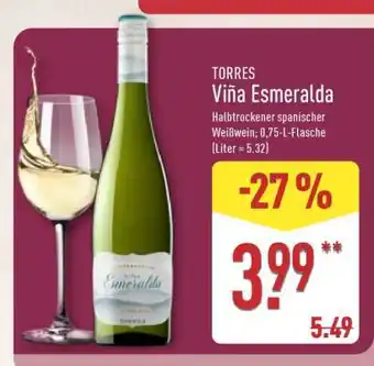 Aldi Nord TORRES Viña Esmeralda Angebot