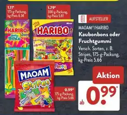 Aldi Süd MAOAM/HARIBO Kaubonbons oder Fruchtgummi Angebot