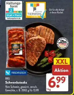 Aldi Süd BBQ Schwenksteaks Angebot