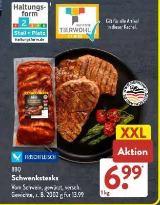 Aldi Süd BBQ Schwenksteaks Angebot