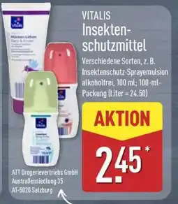Aldi Nord VITALIS Insektenschutzmittel Angebot