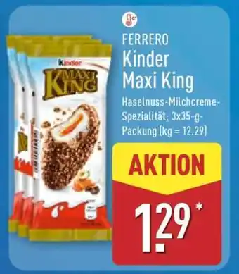 Aldi Nord FERRERO Kinder Maxi-King Angebot