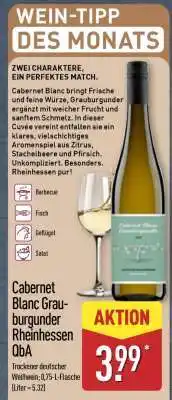 Aldi Nord Cabernet Blanc Grauburgunder Rheinhessen QbA Angebot