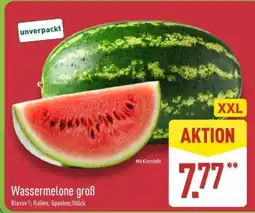 Aldi Nord Wassermelone groß Angebot