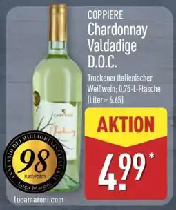 Aldi Nord COPPIERE Chardonnay Valdadige D.O.C Angebot
