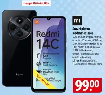 Famila Nord Ost Smartphone Redmi 14C 128GB Angebot