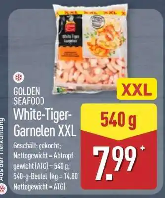 Aldi Nord GOLDEN SEAFOOD White-Tiger-Garnelen XXL Angebot