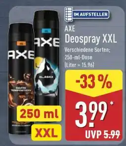 Aldi Nord AXE Deospray XXL Angebot