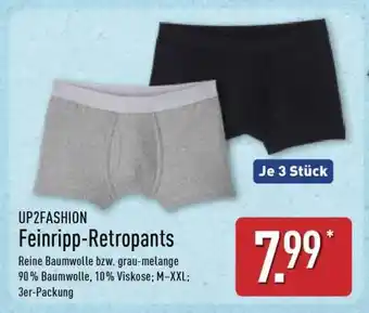 Aldi Nord UP2FASHION Feinripp-Retroplants Angebot