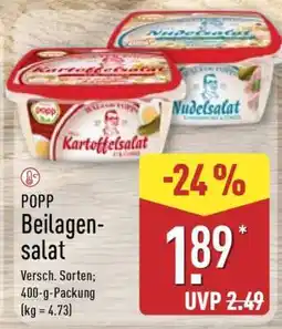 Aldi Nord POPP Beilagensalat Angebot