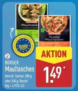 Aldi Nord BÜRGER Maultaschen Angebot