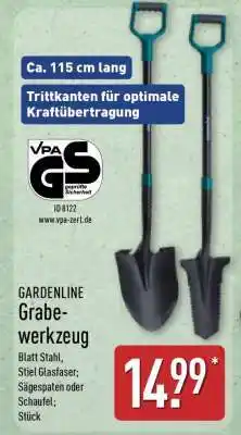 Aldi Nord GARDENLINE Grabewerkzeug Angebot