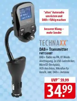 Famila Nord Ost TECHNAXX DAB+ Transmitter FMT1500BT Angebot