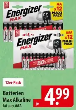 Famila Nord Ost Energizer Batterien Max Alkaline Angebot