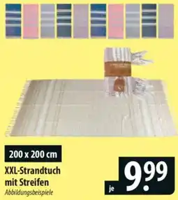 Famila Nord Ost XXL-Strandtuch mit Streifen Angebot