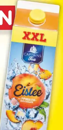 Netto Marken-Discount Captains Tea Eistee Pfirsich XXL Angebot