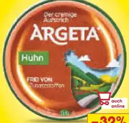 Netto Marken-Discount Argeta Der cremige Aufstrich Huhn Angebot