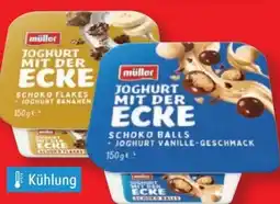Lidl Müller Joghurt mit der Ecke Schoko Balls Vanille-Geschmack Angebot