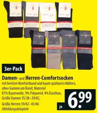 Famila Nord Ost Damen- und Herren-Comfortsocken Angebot