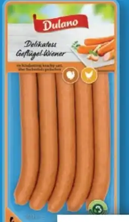 Lidl Dulano Delikatess Geflügel-Wiener Angebot