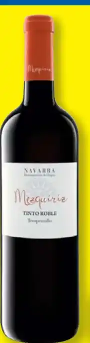 Lidl Navarra Mezquiriz Tempranillo Tinto Roble Angebot