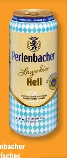 Lidl Perlenbacher Bayerisches Lagerbier Hell Angebot