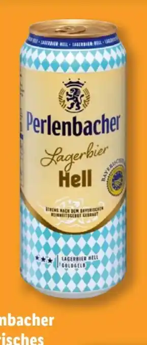 Lidl Perlenbacher Bayerisches Lagerbier Hell Angebot