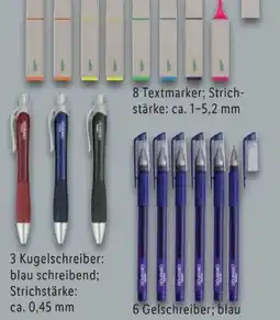 Lidl Crelando 6 Gel-Stifte Angebot