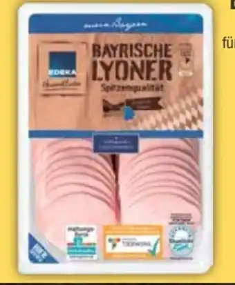 E-Center Edeka Heimatliebe Bayrische Lyoner Angebot