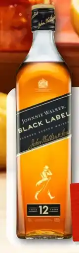 nahkauf Johnnie Walker Black Label Blended Scotch Whisky 12 Y Angebot