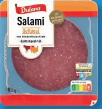 Lidl Dulano Geflügel-Salami Angebot
