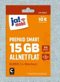 nahkauf ja! Mobil Prepaid Smart Paket Angebot
