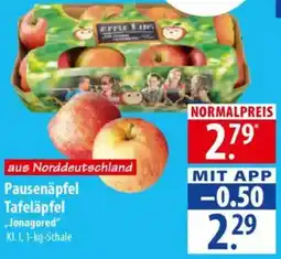 Famila Nord Ost Pausenäpfel Tafeläpfel „Jonagored" Angebot