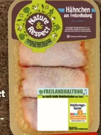 nahkauf Nature & Respect Pollofino Freiland Hähnchen Oberschenkel Angebot