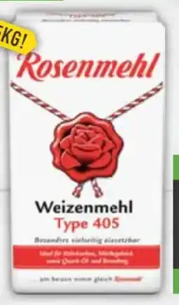 E-Center Rosenmehl Weizenmehl Angebot