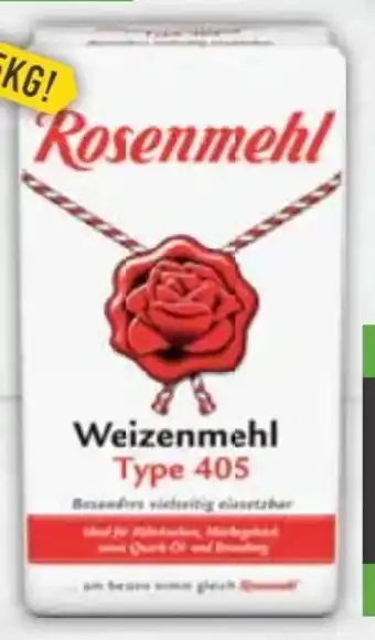 E-Center Rosenmehl Weizenmehl Angebot