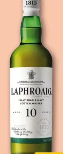 REWE Center Laphroaig Islay Single Malt Scotch Whisky 10 Years Angebot