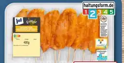 REWE Center ja! Hähnchen-Innenfiletspieße Mariniert Angebot