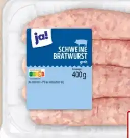 REWE Center ja! Grobe Bratwurst Angebot